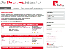 Tablet Screenshot of ehrenamtsbibliothek.de